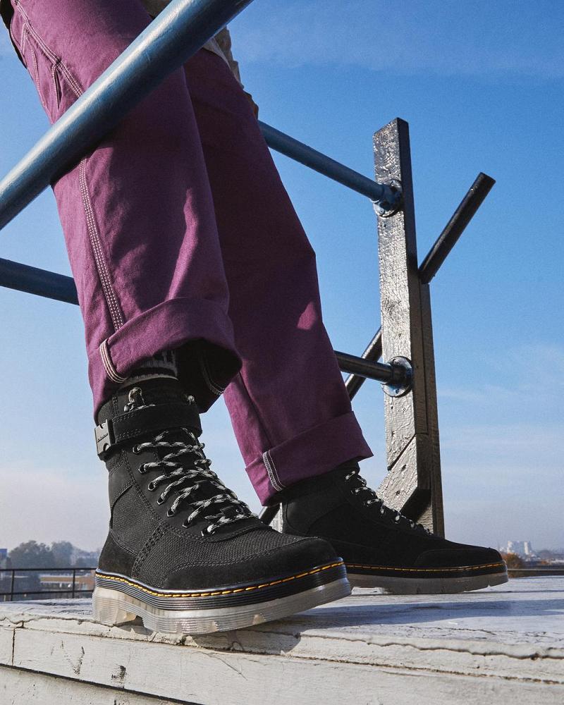Dr Martens Combs Tech Iced Ankelstøvler Dame Sort | DK 52DFM